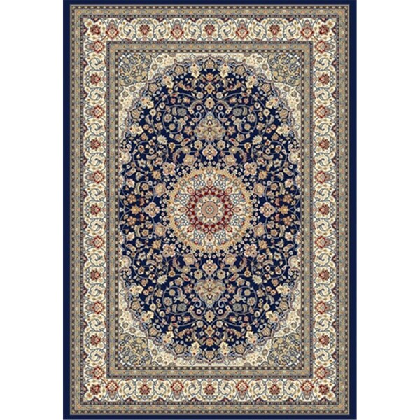 Dynamic Rugs Ancient Garden 2 ft. 2 in. x 11 in. 57119-3434 Rug - Blue/Ivory AN212571193434 - main